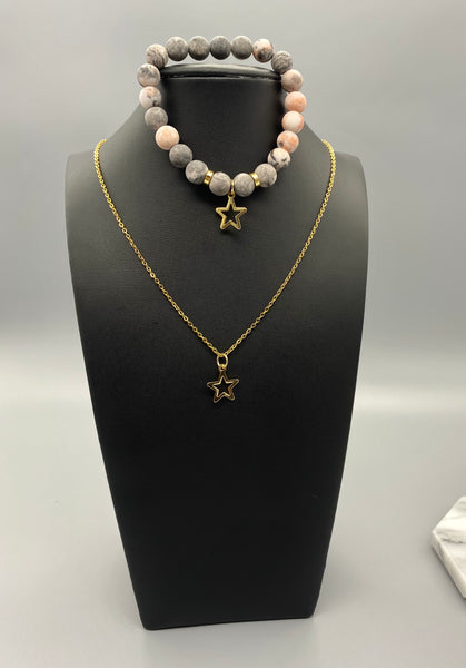 Golden Star Jewelry Set